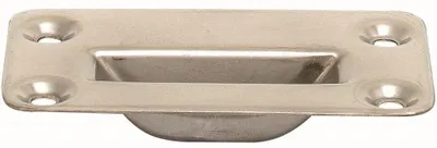 Obrázek produktu pro Podlahová uzamykatelná prohlubeň 9009 Espagnolette zámky 100 x 56 x 20 mm BKS