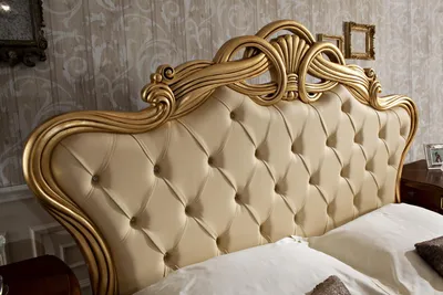 Produktbild von Chesterfield Schlafzimmer Möbel Bett Barock Doppelbett Design Betten Einrichtung
