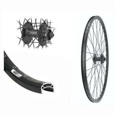 Produktbild von Aggro-X Vorderrad 28/29 Zoll Disk 6-Loch Scheibenbremse Laufrad MTB 21-622 TX506 Hohlkammerfelge schwarz