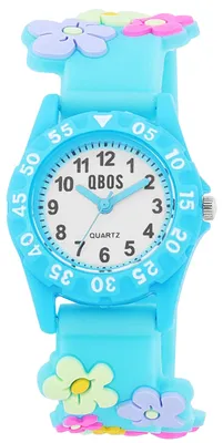 Produktbild von QBOS Kinder Armbanduhr Mineralglas