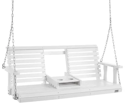 Produktbild von Holzschaukelbank – Gartenbank mit Schaukel – Verandaschaukel – Gartenbank zum Schaukeln – Balkonschaukel