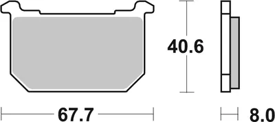 Immagine prodotto di Coppia pastiglie freno SBS mescola carbonio 539DCC Racing per KAWASAKI