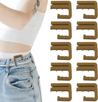 Produktbild von Verstelbare Jeans-Spanner braun 10 Stück