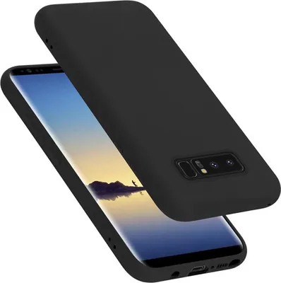 Obrázok produktu pre Ochranné puzdro Cadorabo pre Samsung Galaxy NOTE 8 v čiernej farbe puzdro na mobilný telefón obal TPU Etui