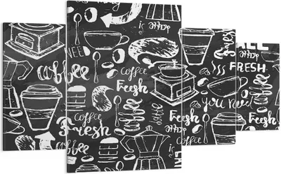 Produktbild von Bild auf Leinwand - Leinwandbild - Graffiti modern - 160x90cm - Wand Bild - Wanddeko - Wandbilder - Leinwanddruck - Bilder - Kunstdruck - Wanddekoration - Leinwand bilder - Wandkunst - DL160x90-3788