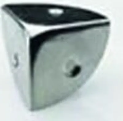 Produktbild von Hettich Kistenecke 36 x 36 x 36 mm vermessingt - 1 Stück