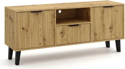 Zdjęcie produktu dla SZAFKA RTV Scandi 2D1S SLIM DĄB ARTISAN