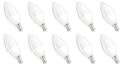 Produktbild von Spectrum E14 LED Kerzenlampe 8W 710lm 3000K Warmweiß 230V 10 Stück