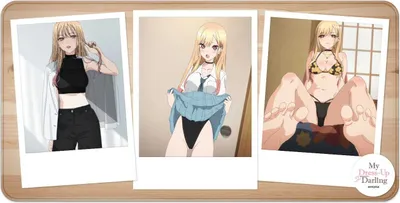 Zdjęcie produktu dla Podkładka pod mysz My Dress-Up Darling XXL Marin Cosplays 80 x 40 cm