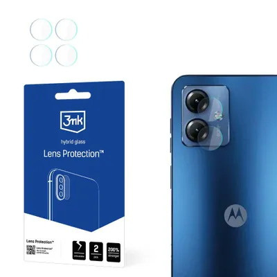 Produktbild von 3mk Hybridglas Lens Protection für Motorola Moto G14 Kamera Objektiv Kameralinse 0,16mm 6H (4 Stück)