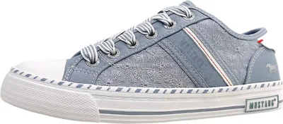 Productafbeelding van Mustang  Damenschuhe Schnürschuhe Sportive Blau Freizeit