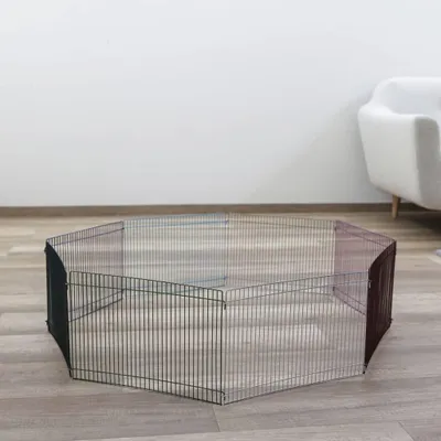 Produktbild von Kerbl Freilaufgehege für Kleintiere 34x23 cm Chrom