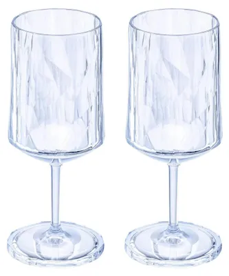 Image de Lot de 2 verres à vin élégants, capacité de 410 ml