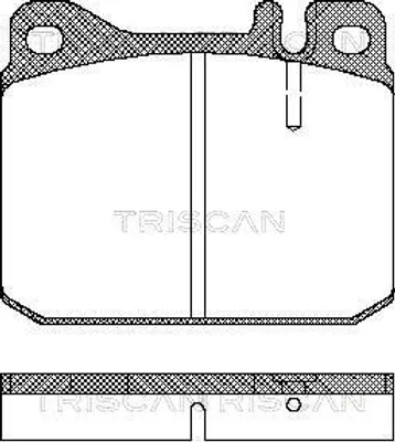 Produktbild von 1 TRISCAN Bremsbeläge Bremsklötze 8110 23222