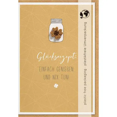 Produktbild von Moments Collection Glückwunschkarte : Glücksrezept Moments Collection Glückwunschkarte: Glücksrezept