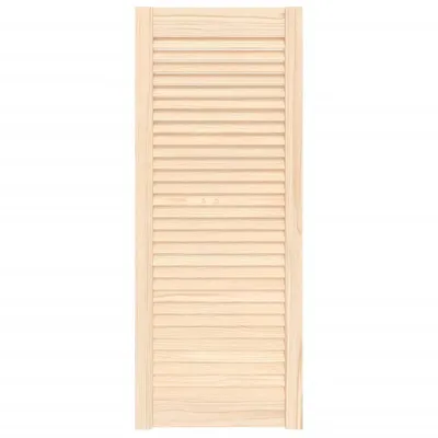 Produktbild von vidaXL Schranktür Lamellen-Design 99,3x39,4 cm Massivholz Kiefer