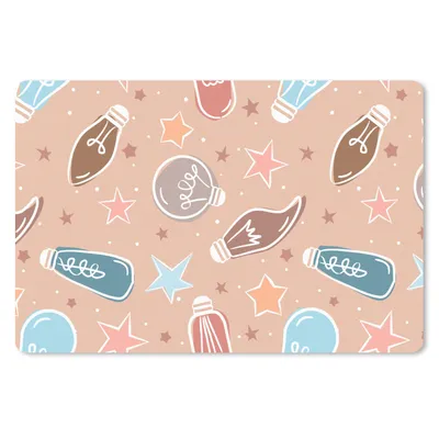 Produktbild von MuchoWow® Mauspad Mousepad Karikatur - Pastell - Lampe 27x18 cm - Mousepads - Maus Mat - Pad - Mausunterlage - Büroartikel - Desk Matten