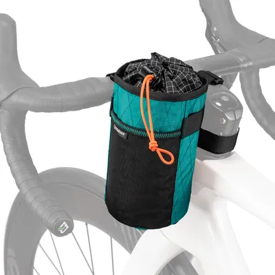 Produktbild von Qunature Fahrrad Lenkertasche Trinkflaschenhalter 1L Fahrradtasche für Wasserflasche, Blau