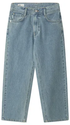 Productafbeelding van Pepe Jeans jongensbroek, model Loose Dan Stripe, blauw (denim), maat 16 jaar