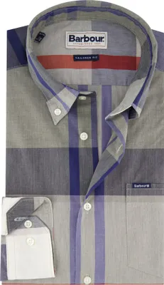 Produktbild von Barbour Hemd grau blau kariert