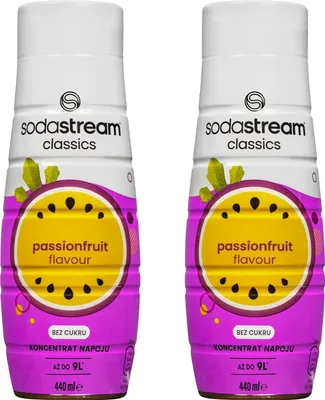 Image de SodaStream Fruit de la Passion Zero Sirop 440ml, 2 pièces