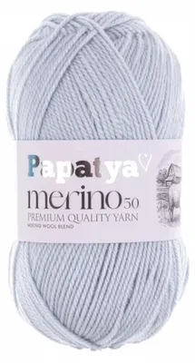 Produktbild von Papatya Merino50 Winterwolle 100g Strickgarn 50% Wolle Häkelgarn