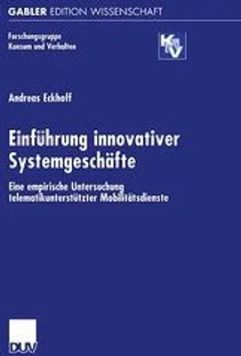 Obrázek produktu pro Einführung innovativer Systemgeschäfte