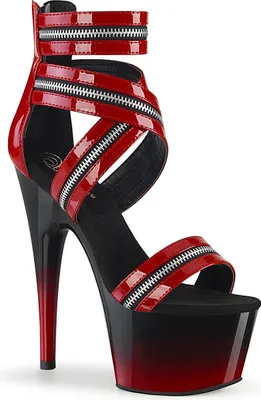 Produktbild von ADORE-766 Damen Sandale von Pleaser, Rot EU 35, US 5