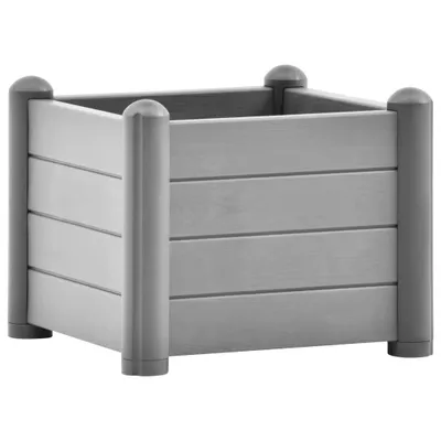 Immagine prodotto di Letto Rialzato da Giardino in PP Grigio Pietra 43x43x35 cm