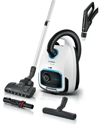Produktbild von Bosch BGB6SIL0L, 700 W, Trocken&Nass, Staubbeutel, 4 l, Multizyklonisch/Filterung, 66 dB