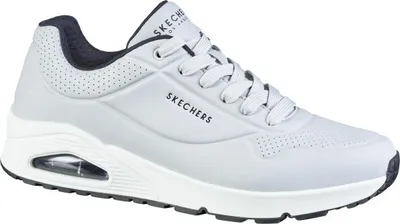 Produktbild von Skechers Uno, Herren Mesh Sneakers, Sportschuhe in hellgrau, Air Cooled Memory Foam Fußbett, Skech Air Laufsohle