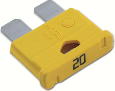 Produktbild von MTA KFZ-Flachsicherung 340.031, Standard, 20 A, gelb
