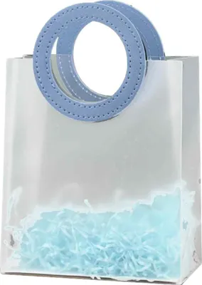 Produktbild von Gefrostete, transparente Plastik-Geschenktüte für Tanabata-Feste, ideal als Geburtstagsgeschenk oder Hochzeitsgeschenk.