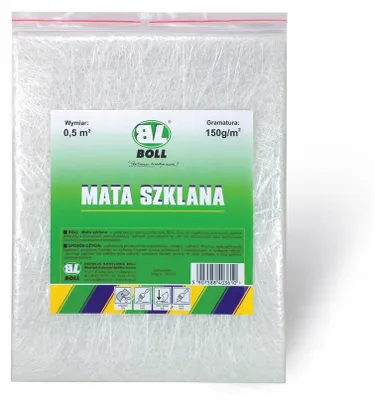 Produktbild von Boll Glasplatte, 0,5 m², Gewicht: 450 g/m²