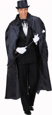 Produktbild von Dracula + Vampir Umhang / Länge ca. 130cm / mit Kragen