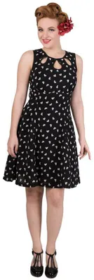 Produktbild von Mini-Kleid im Vintage-Stil von Banned – "Tell The Story", Schwarz, Größe XS