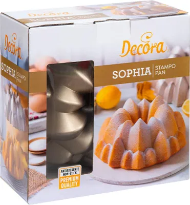 Produktbild von Aluminium Gussbackform SOPHIA Decora Ø 24 cm, extravagante Kuchenform Backform