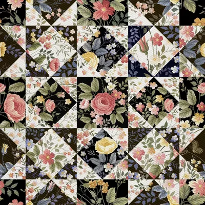 Image de OUTDOOR DÉCORDS OXFORD - Motif mélange de fleurs I DX090