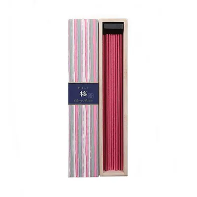 Image de Encens Kayuragi Fleur de Cerisier - 40 G ; 14 cm