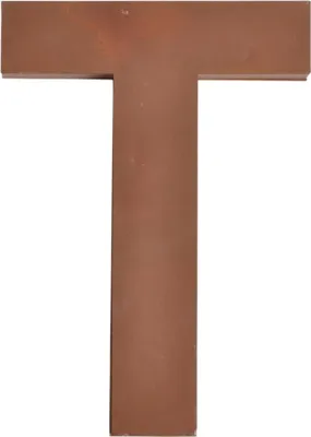 Produktbild von Clayre & Eef Buchstabe T, 20 cm, einzelner Buchstabe aus Eisen zur Wandmontage