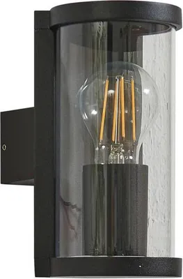 Produktbild von Lucande Außenwandleuchte Zanta, Höhe 19,7 cm, IP65, schwarz