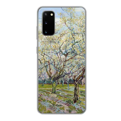 Produktbild von MuchoWow® Handyhülle Schutzhülle Hülle für Samsung Galaxy S20 Blühender Obstgarten - Vincent van Gogh Silikon Softcase Handy Hülle - Bild