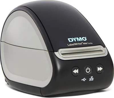 Zdjęcie produktu dla DYMO LabelWriter 550 Turbo Label Printer | Drukarka etykiet z szybkim bezpośrednim drukiem termicznym | Automatyczne rozpoznawanie etykiet | Drukuje etykiety wysyłkowe i inne z łącznością USB/LAN, 188 mm, 127 mm, 140 mm, Pudełko