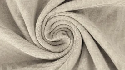 Produktbild von Jersey Yara Helles Beige Uni 220 g/m², ca. 0,5 m lang, ca. 1,5 m breit, Stoffe Meterware, Baumwolljersey