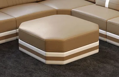 Produktbild von Hocker Ragusa in Premium Kunstleder