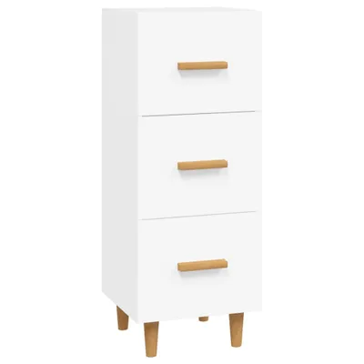 Produktbild von Sideboard Weiß 34,5x34x90 cm Holzwerkstoff