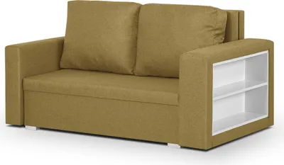 Produktbild von 2-Sitzer-Sofa mit Schlaffunktion MILO1 - Senf