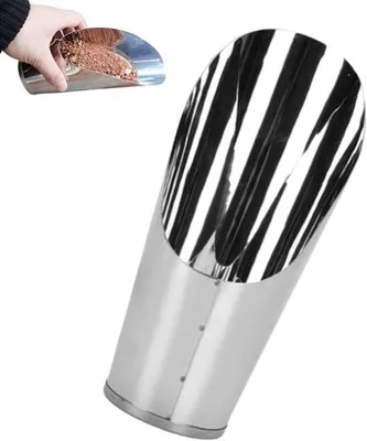 Productafbeelding van Plantenschep - Emmervormige schep - Voor tuinieren en verplanten - Lichtgewicht roestvrij staal - 158 x 86 x 77 cm