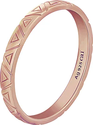 Produktbild von cai Ring 925/- Sterling Silber rot 058 (18,5) ohne Stein 274270239-2