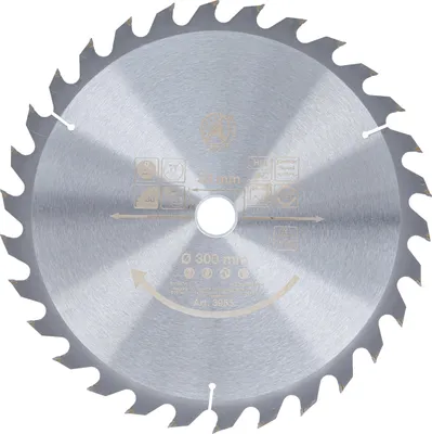 Productafbeelding van KRAFTMANN 3955 hardmetalen zaagblad, diameter 300 mm, 30 tanden